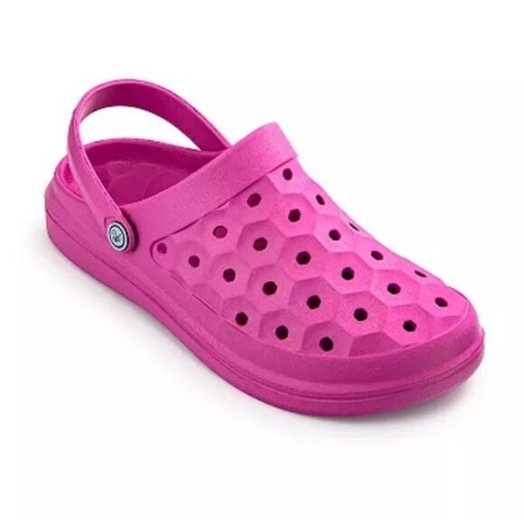 JOYBEES Women's Varsity Clogs Dark Magenta Sandals Garden Shoes Size 8 - Picture 3 of 6